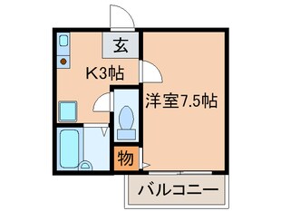 シャトル八田の物件間取画像